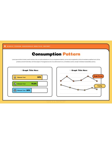 Single Person Household Analysis Product Pitch Presentation Template