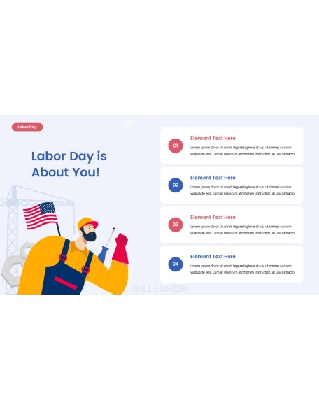 Labor Day powerpoint presentation themes