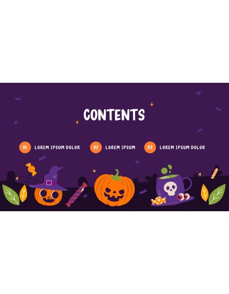 Halloween Day ppt template