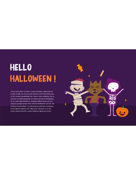 Halloween Day ppt template