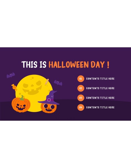 Halloween Day ppt template