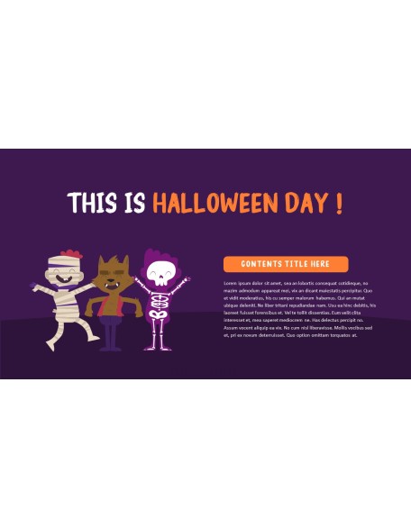 Halloween Day ppt template