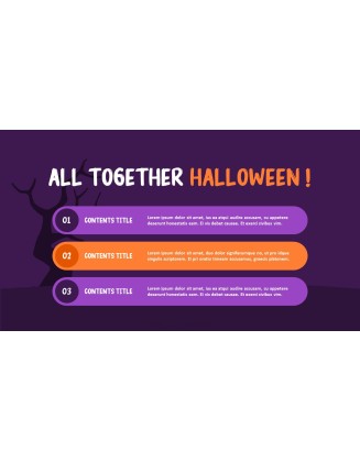 Halloween Day ppt template