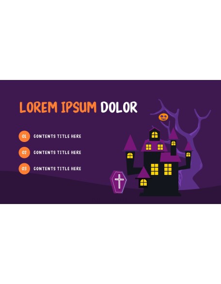 Halloween Day ppt template