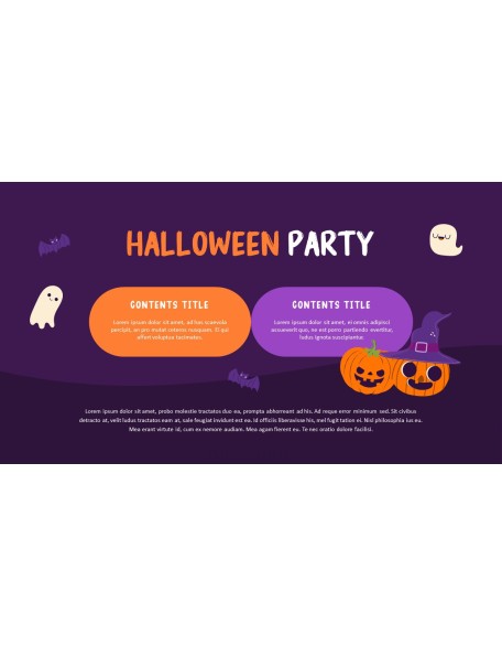 Halloween Day ppt template