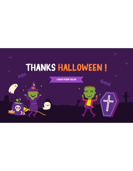 Halloween Day ppt template