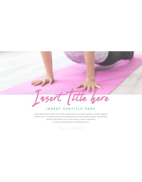 Practice Yoga PowerPoint Templates Design