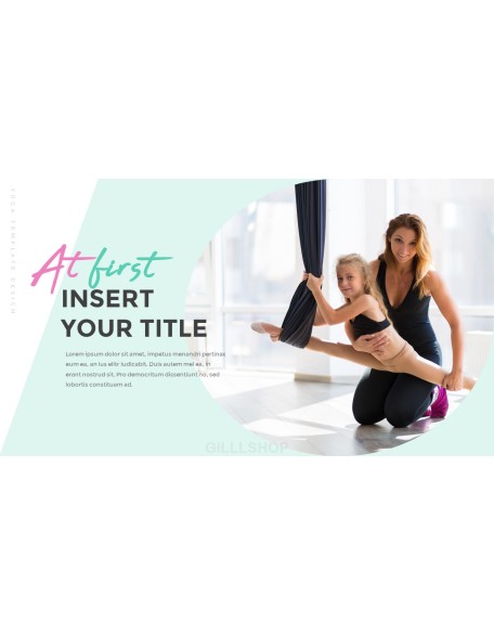 Practice Yoga PowerPoint Templates Design