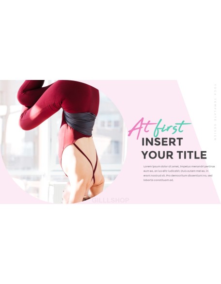 Practice Yoga PowerPoint Templates Design