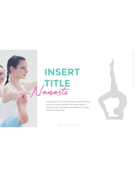 Practice Yoga PowerPoint Templates Design