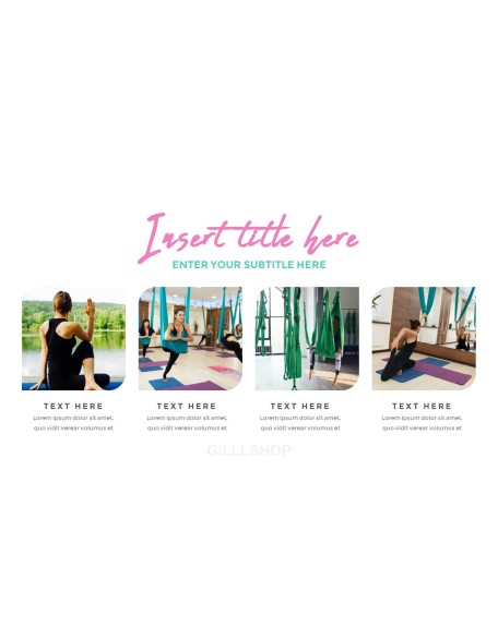 Practice Yoga PowerPoint Templates Design