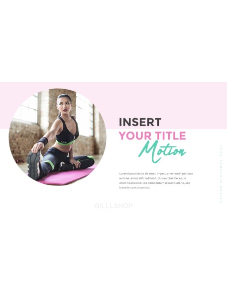 Practice Yoga PowerPoint Templates Design