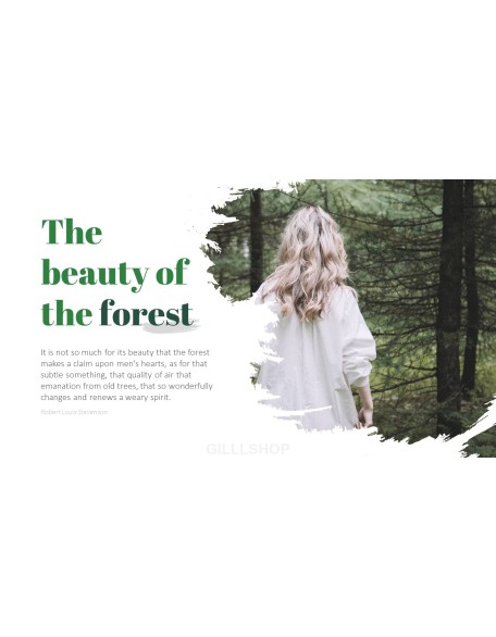 Forest PowerPoint Templates Multipurpose Design