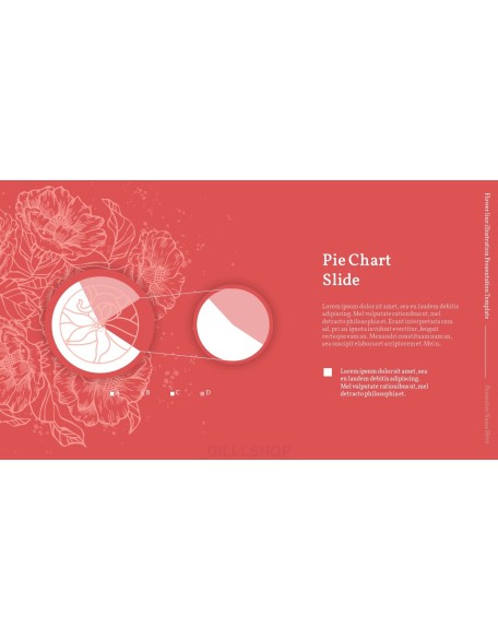 Flower line illustration Action plan PPT