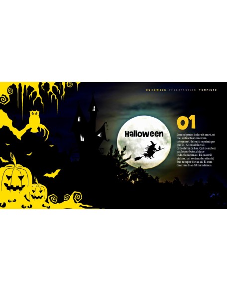 Hello! Halloween PowerPoint Slides