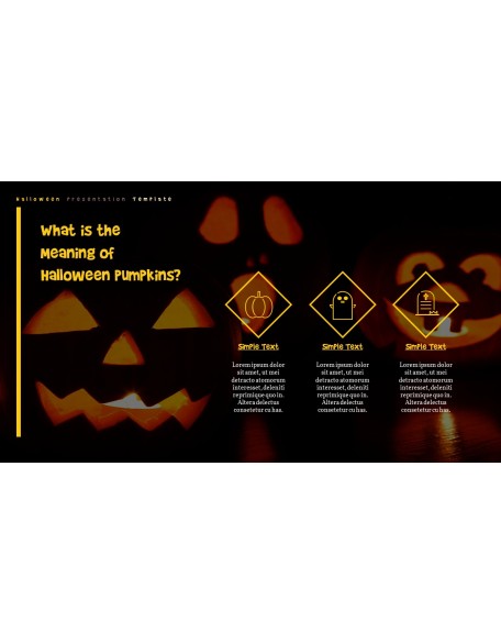 Hello! Halloween PowerPoint Slides