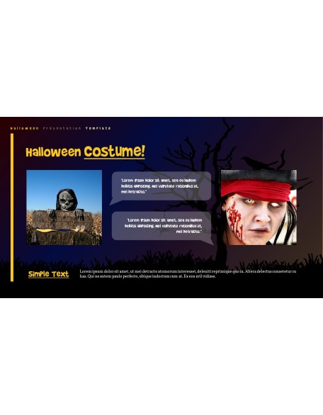 Hello! Halloween PowerPoint Slides