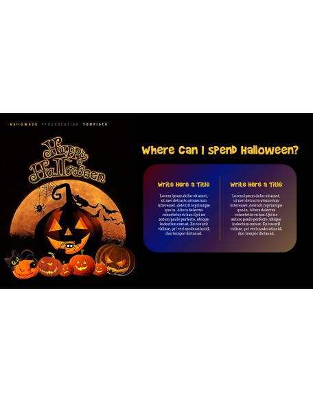 Hello! Halloween PowerPoint Slides