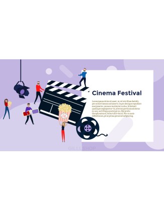 Cinema Festival PowerPoint Slides