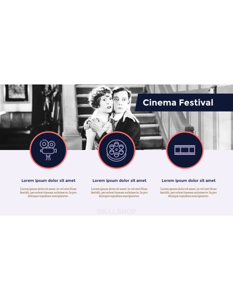 Cinema Festival PowerPoint Slides