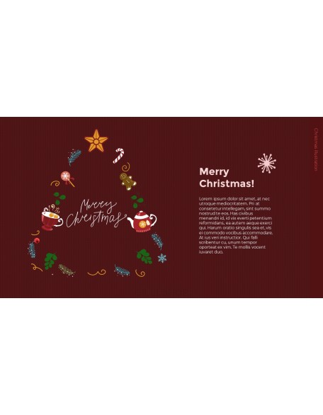 Christmas Illustration PPT Background Images