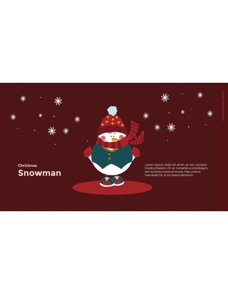 Christmas Illustration PPT Background Images