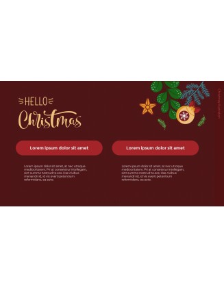 Christmas Illustration PPT Background Images