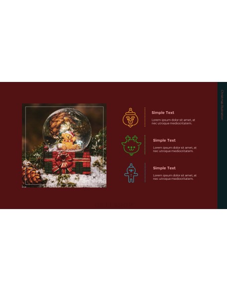 Christmas Illustration PPT Background Images