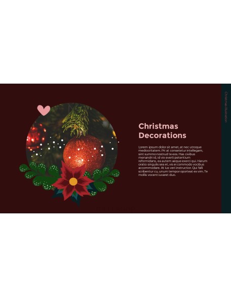 Christmas Illustration PPT Background Images