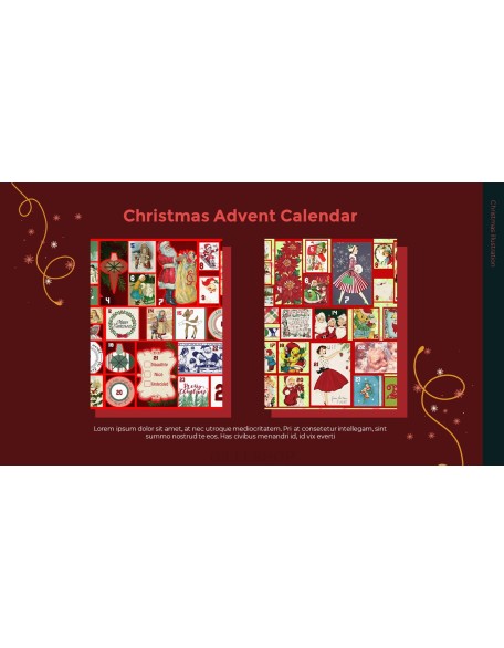 Christmas Illustration PPT Background Images