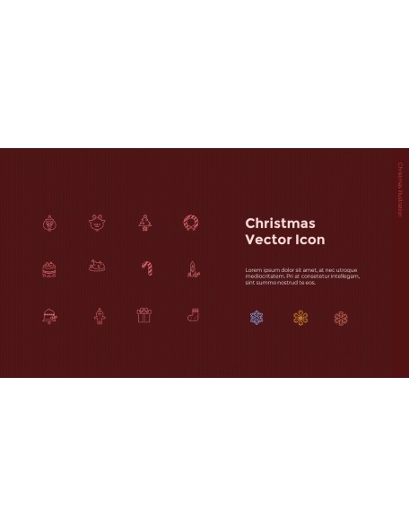 Christmas Illustration PPT Background Images