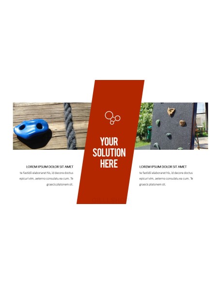 Motivated rock-climber PPT Slides
