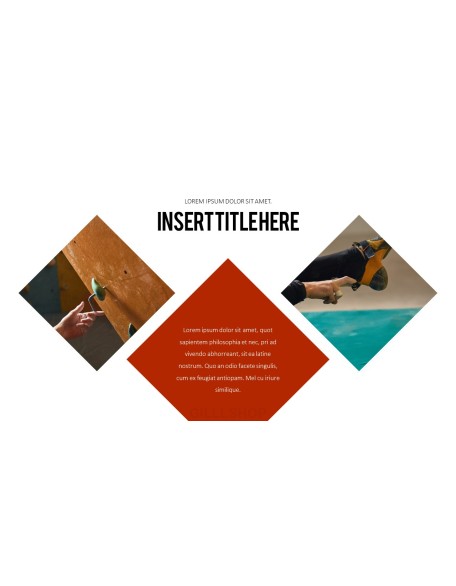 Motivated rock-climber PPT Slides
