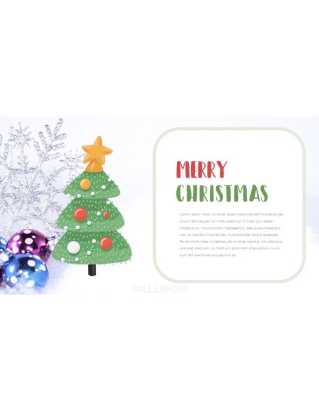 Happy Christmas PPT Templates Design