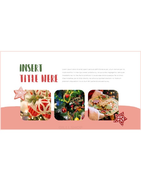 Happy Christmas PPT Templates Design