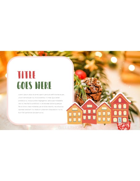 Happy Christmas PPT Templates Design