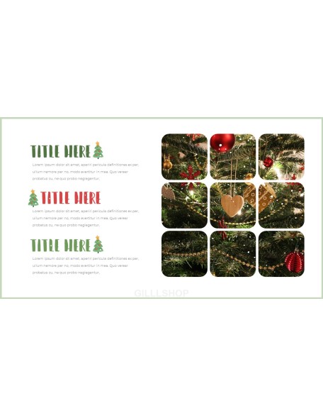 Happy Christmas PPT Templates Design