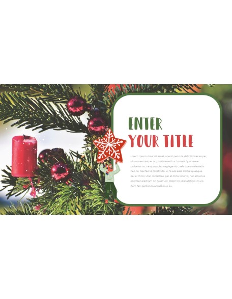 Happy Christmas PPT Templates Design