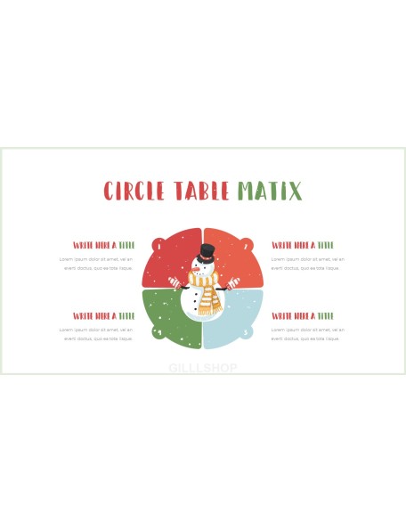 Happy Christmas PPT Templates Design