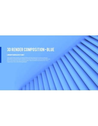 3D Render Composition Business plan PPT