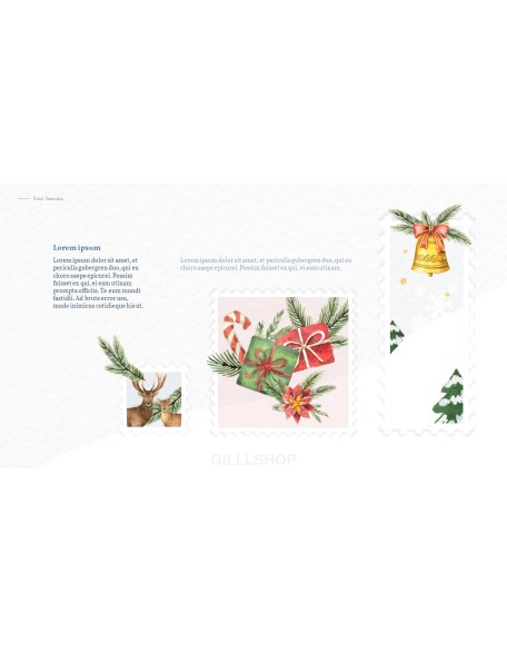 Four Seasons Watercolor Design Best Presentation Design