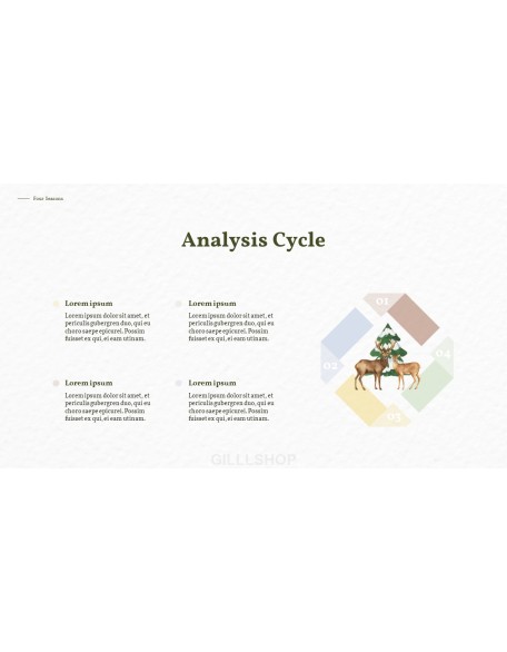 Four Seasons Watercolor Design Best Presentation Design