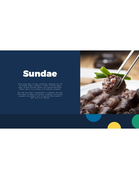 Korean Food template powerpoint