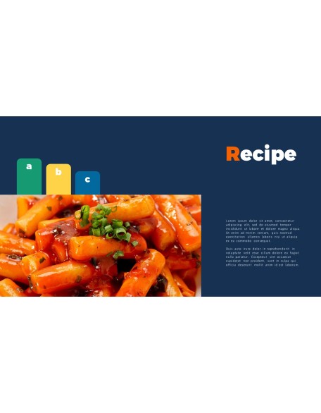 Korean Food template powerpoint