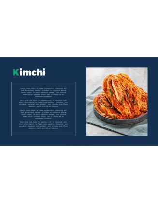 Korean Food template powerpoint