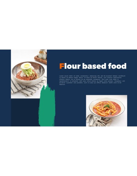 Korean Food template powerpoint