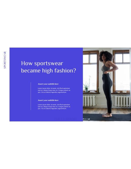 Sportswear PowerPoint