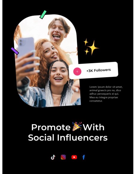 Influencer Marketing powerpoint design templates