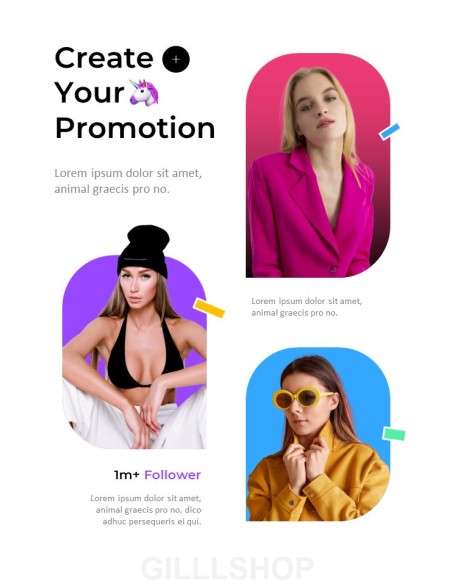 Influencer Marketing powerpoint design templates