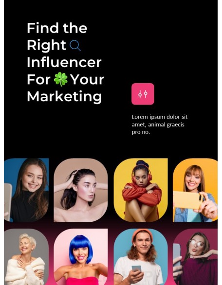 Influencer Marketing powerpoint design templates